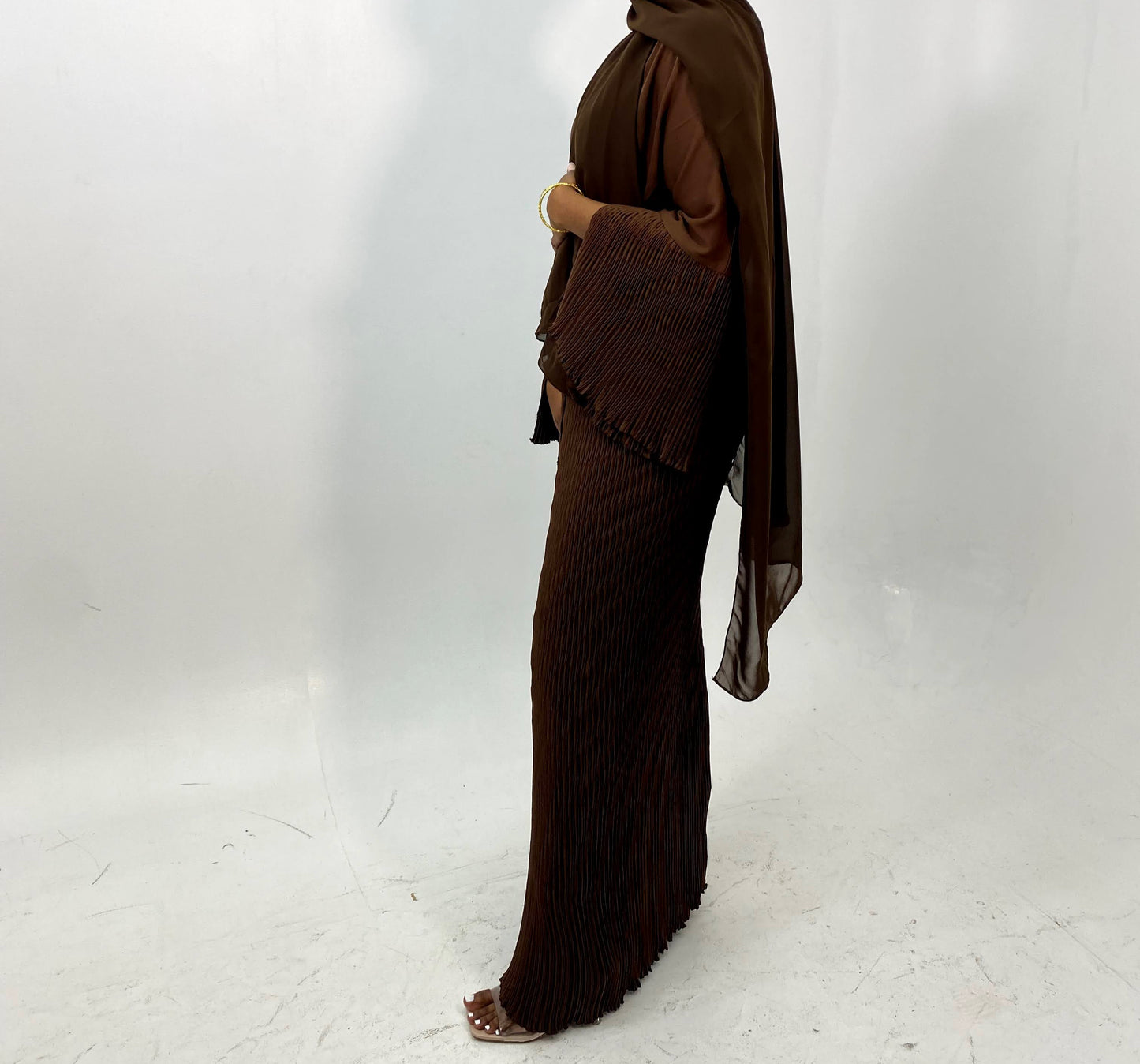 Cinnamon Pearlescent Abaya